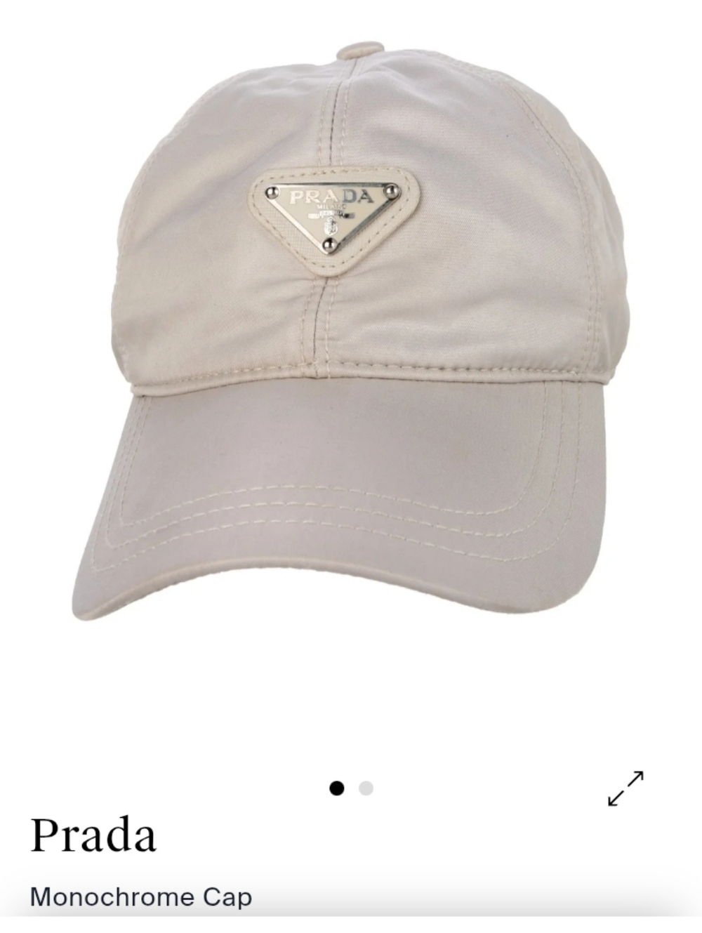 Prada Monochrome Basball Hat - Picture 11 of 11